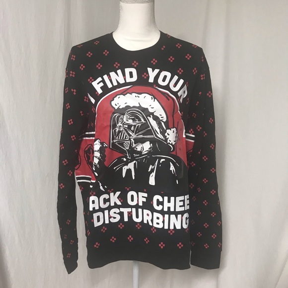 NWT Darth Vader Ugly Christmas Sweatshirt XL
